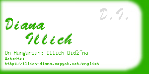 diana illich business card